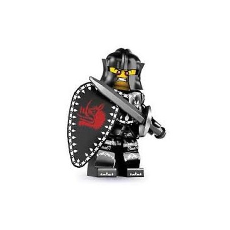 Lego Minifigures Serie 7 Cavaliere Nero