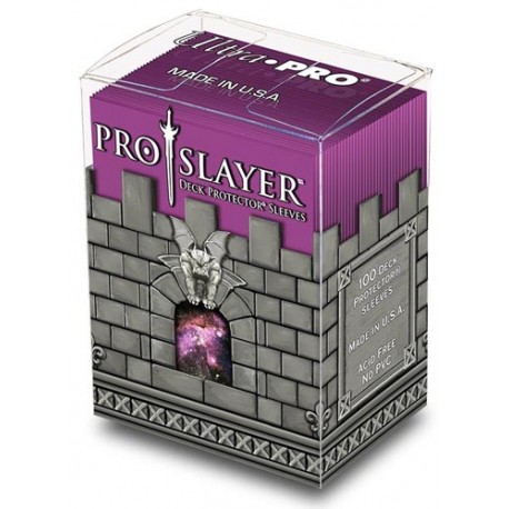ULTRA PRO Porta mazzo verticale + 100 proteggi carte standard Pro-Slayer Hot Pink