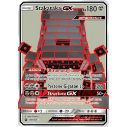 Stakataka GX 159/168 ultra rara foil (IT) -MINT-